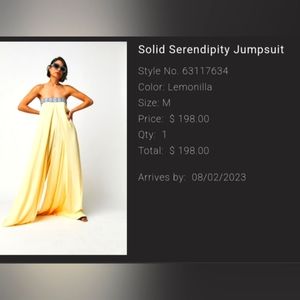 Free People Solid Serendipity Jumpsuit in Sunshine Yellow